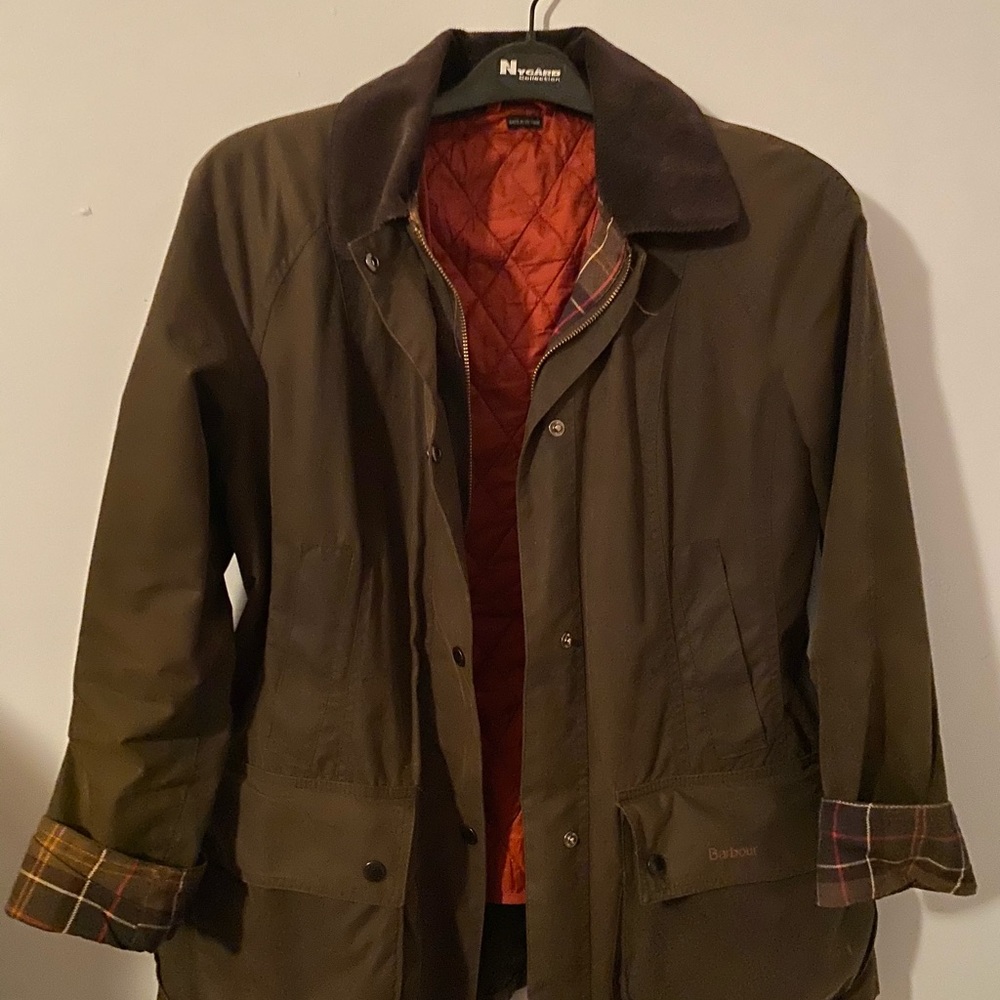 Barbour women’s waxed jacket w Barbour Betty liner